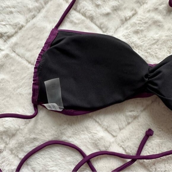 Victoria's Secret | Plum Bandeau Halter Bikini Top | Size Extra Small - Picture 5 of 9